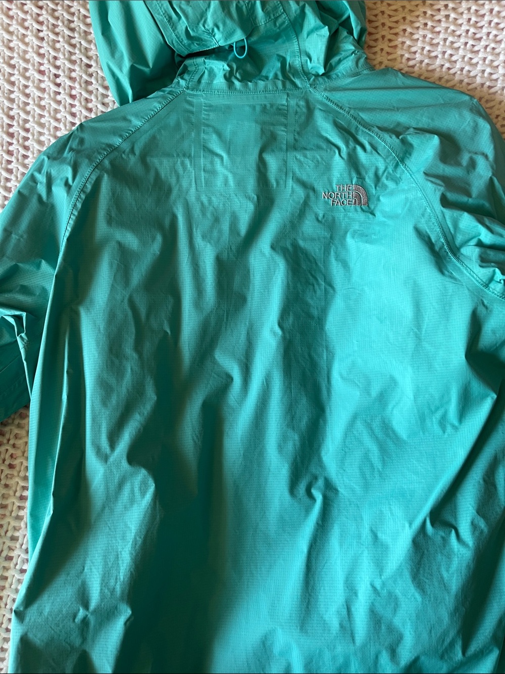 The North Face Teal Hooded Shell Jacket - Picture 8 of 9